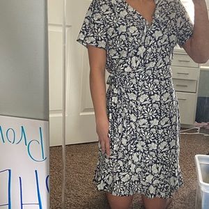 Flower Wrap Dress
